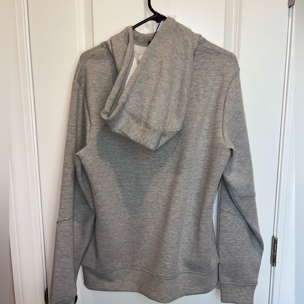 Ziva Active Gray Sport Pocket Hoodie - Picture 2 of 3